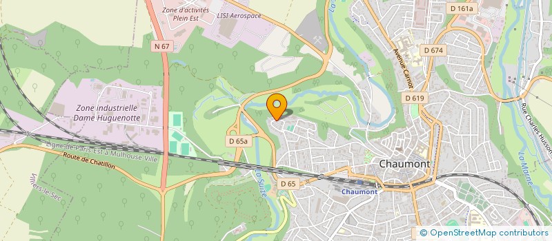 localisation de l'entreprise VELO CYCLO CHAUMONTAIS RANDONNEURS à CHAUMONT