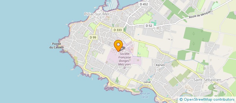 localisation de l'entreprise VELO DUOZ  PIRIAC-SUR-MER