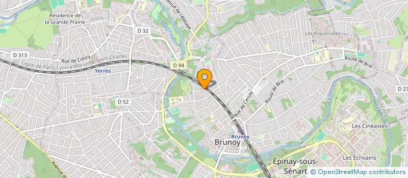 localisation de l'entreprise VELO ECOLE DE BRUNOY  BRUNOY