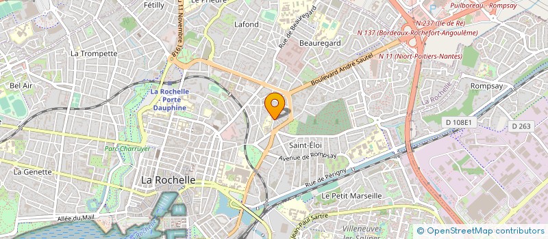 localisation de l'entreprise VELO-ECOLE-TAND'AMIS  LA ROCHELLE