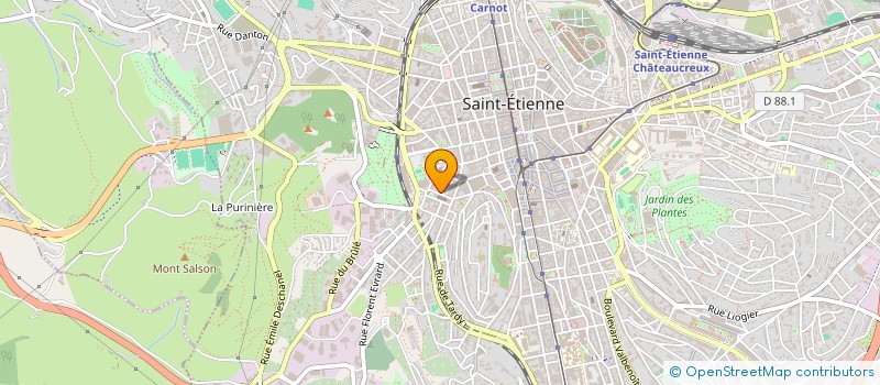 localisation de l'entreprise VELO EN QUARTIER à SAINT-ETIENNE