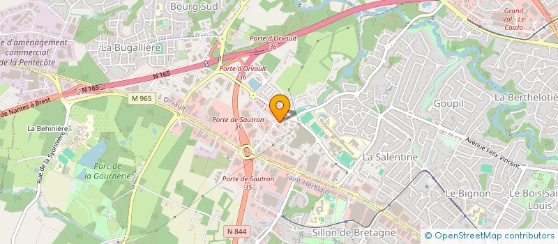 localisation de l'entreprise VELO HORIZON à ORVAULT