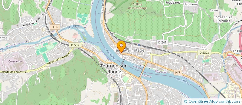 localisation de l'entreprise VELO IMMO  TAIN-L'HERMITAGE