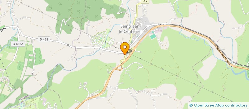 localisation de l'entreprise VELO LOCATION SUD ARDECHE  SAINT-JEAN-LE-CENTENIER