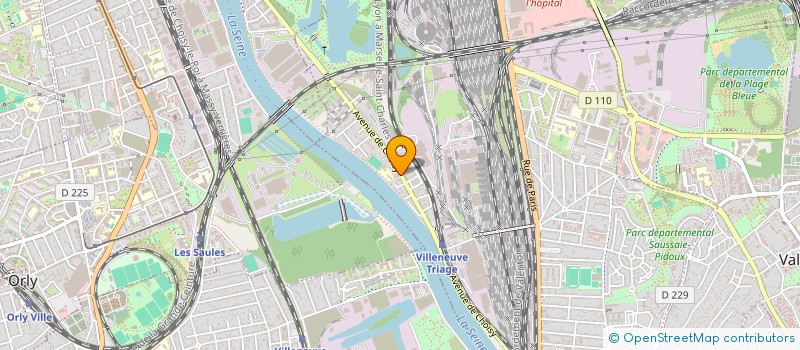 localisation de l'entreprise VELO NANA  VILLENEUVE-SAINT-GEORGES