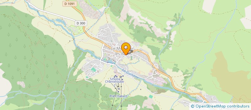 localisation de l'entreprise VELO NATURE  LE MONETIER-LES-BAINS