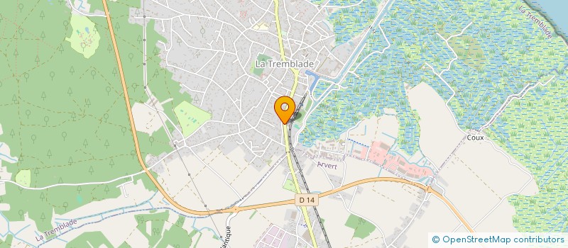 localisation de l'entreprise VELO PASSION  LA TREMBLADE