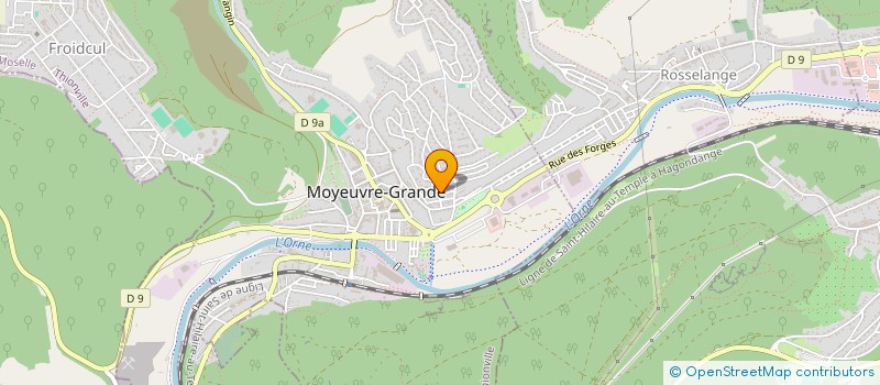 localisation de l'entreprise VELO PASSION MOYEUVRE  MOYEUVRE-GRANDE