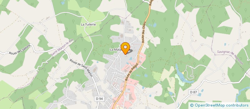 localisation de l'entreprise VELO PASSION PERIGORD NONTRONNAIS  NONTRON