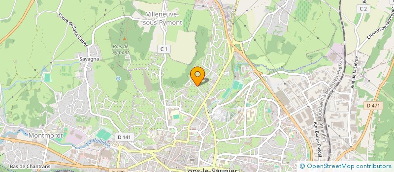 localisation de l'entreprise VELO QUI RIT à LONS-LE-SAUNIER