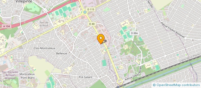 localisation de l'entreprise VELO - REPAR GOMES à VILLEPINTE