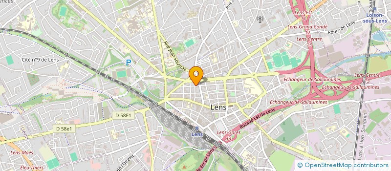 localisation de l'entreprise VELO SERVICE CENTER à LENS