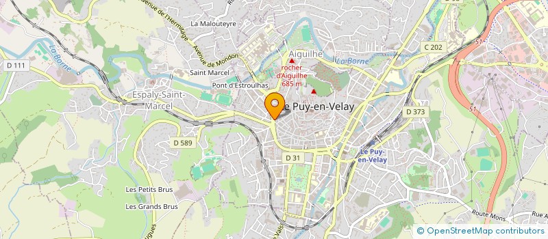 localisation de l'entreprise VELO SPORT 43 à LE PUY-EN-VELAY