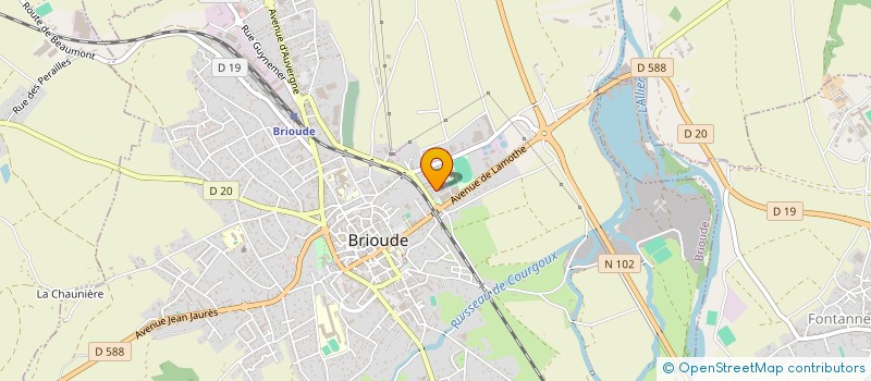 localisation de l'entreprise VELO SPORT BRIVADOIS à BRIOUDE