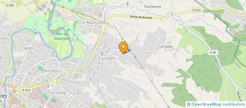 localisation de l'entreprise VELO SPORT CASTRAIS  CASTRES