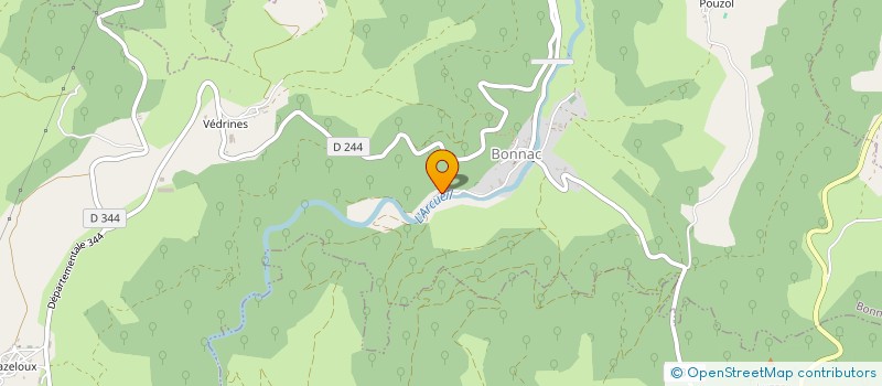 localisation de l'entreprise VELO SPORT LOISIRS à MASSIAC