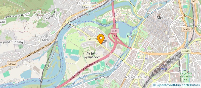 localisation de l'entreprise VELO SPORT METZ METROPOLE  LONGEVILLE-LES-METZ