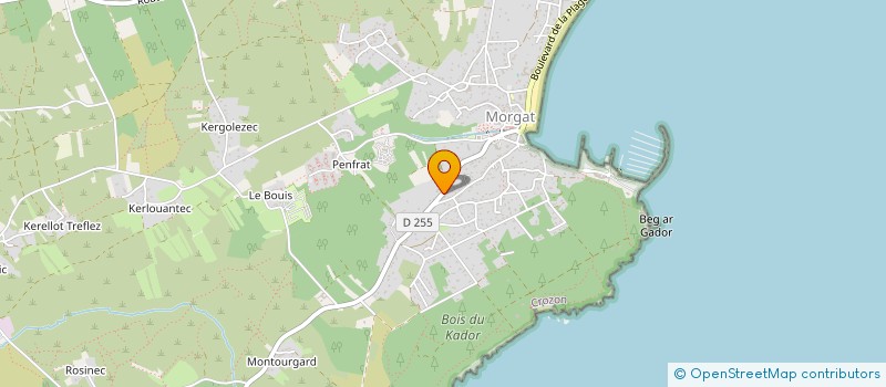 localisation de l'entreprise VELO SPORT PRESQU'ILE DE CROZON  CROZON