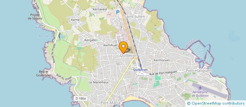 localisation de l'entreprise VELO SPORT QUIBERONNAIS  QUIBERON