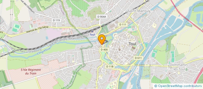 localisation de l'entreprise VELO STATION TOUL à TOUL