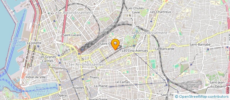 localisation de l'entreprise VELO SUR MARS  MARSEILLE