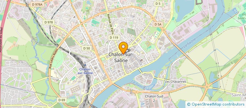 localisation de l'entreprise VELO SUR SAONE à CHALON-SUR-SAONE