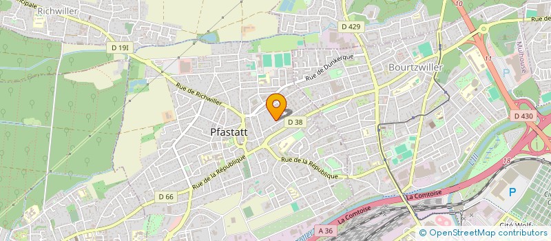 localisation de l'entreprise VELO TEAM PFASTATT  PFASTATT