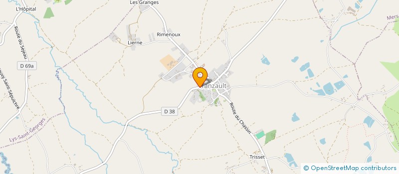 localisation de l'entreprise VELO & TOURISME A TRANZAULT à TRANZAULT