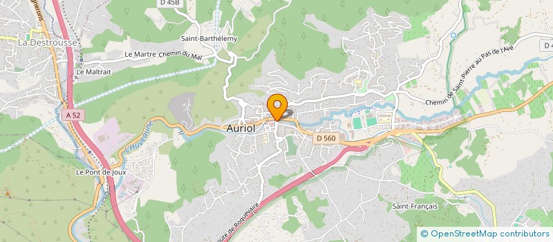 localisation de l'entreprise VELO TOUT TERRAIN - SAINTE BAUME  AURIOL