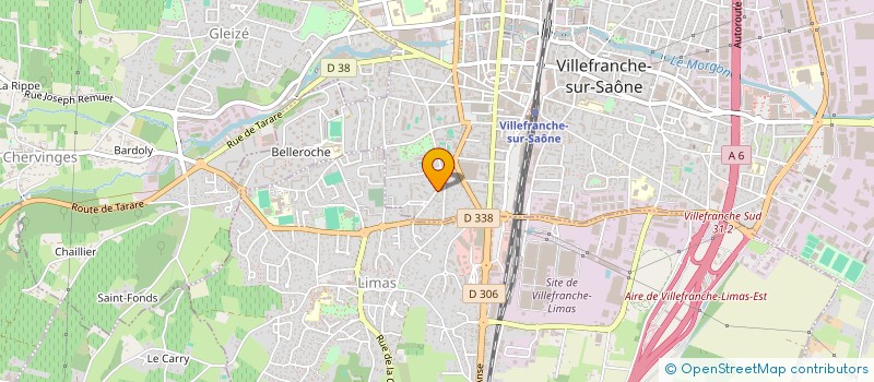 localisation de l'entreprise VELO URBAIN A VILLEFRANCHE ET EN BEAUJOLAIS à VILLEFRANCHE-SUR-SAONE