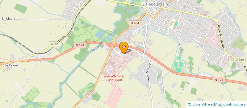 localisation de l'entreprise VELO VALLEE  L'ISLE-JOURDAIN