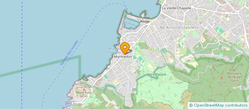 localisation de l'entreprise VELO WATT PRO  MARSEILLE 8