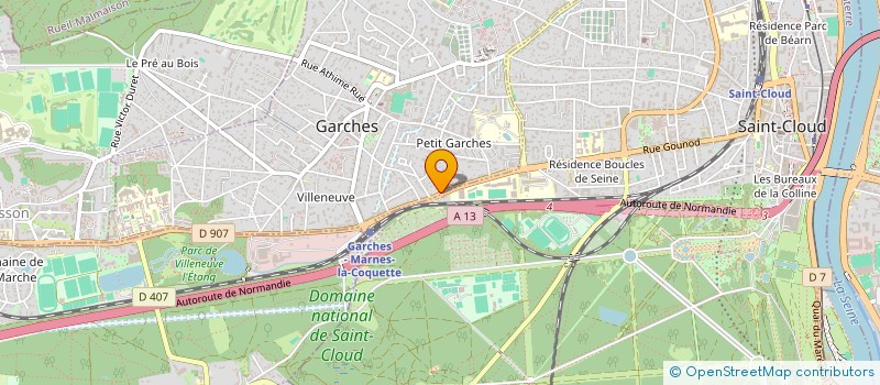 localisation de l'entreprise VELOCIS CONSULTING à GARCHES