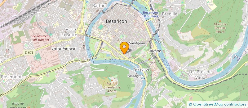 localisation de l'entreprise VELOCONNECT à BESANCON