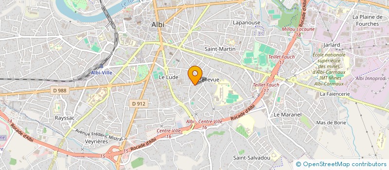 localisation de l'entreprise VELOCRATIE à ALBI