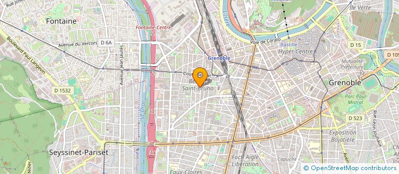 localisation de l'entreprise VELODATEURS à GRENOBLE