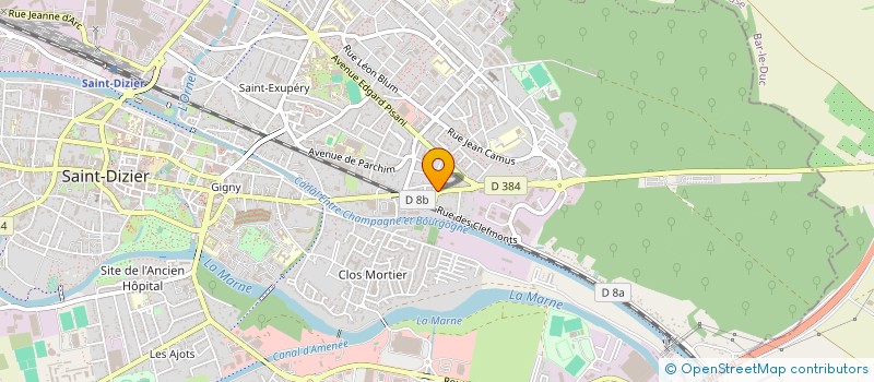 localisation de l'entreprise VELODER à SAINT-DIZIER