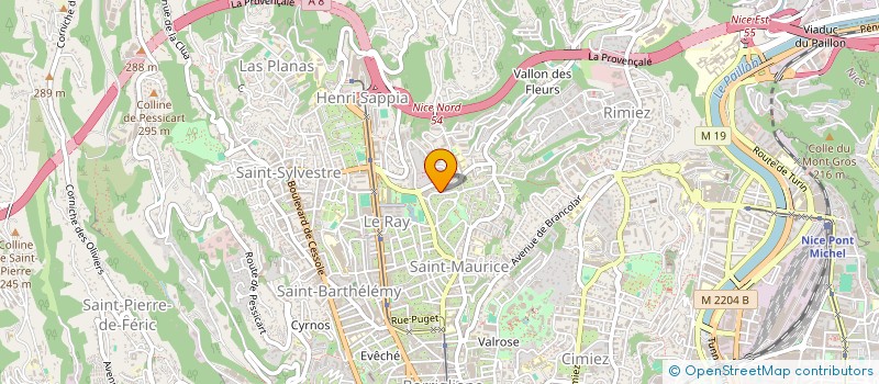 localisation de l'entreprise VELODOG à NICE