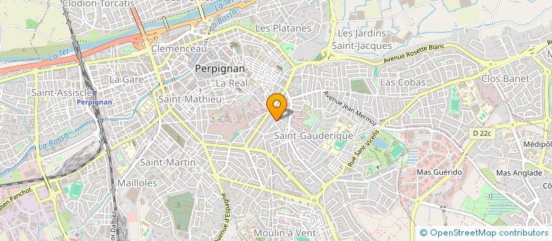localisation de l'entreprise VELODROME 43  PERPIGNAN