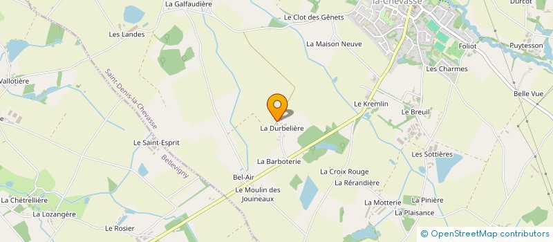 localisation de l'entreprise VELOGISTIC  SAINT-DENIS-LA-CHEVASSE