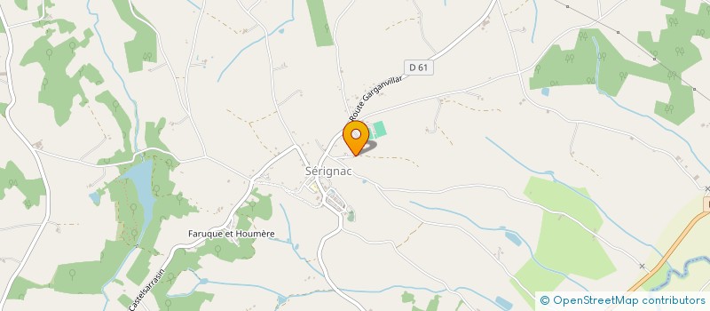 localisation de l'entreprise VELOMAGNOL  SERIGNAC