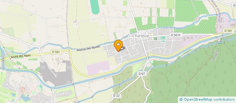 localisation de l'entreprise VELOMANIAK - INFOMANIAK  CHARLEVAL