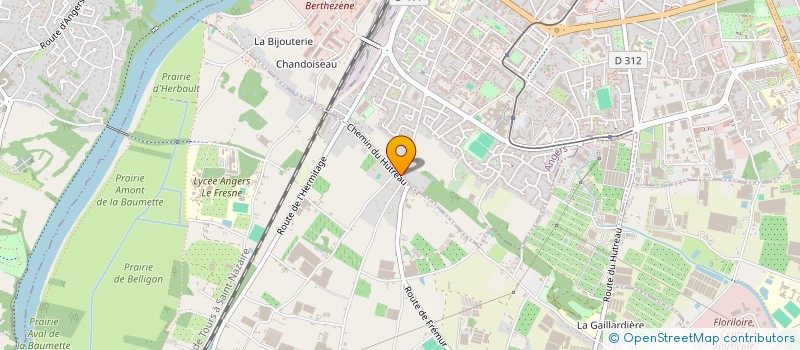 localisation de l'entreprise VELOMARSYL à ANGERS