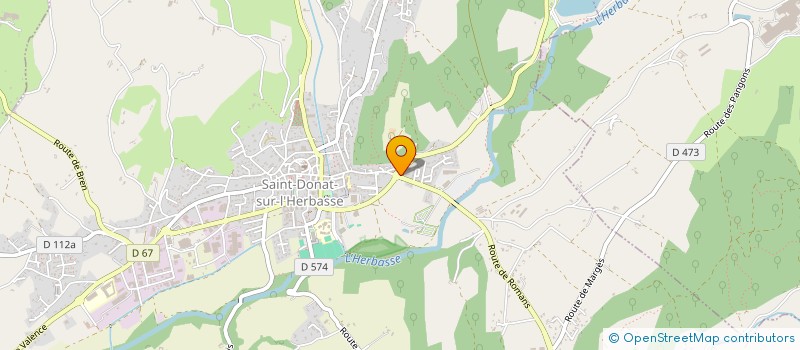 localisation de l'entreprise VELOMNIBUS à SAINT-DONAT-SUR-L'HERBASSE