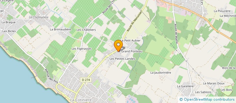 localisation de l'entreprise VELONOMIE  SAINT-PIERRE-D'OLERON