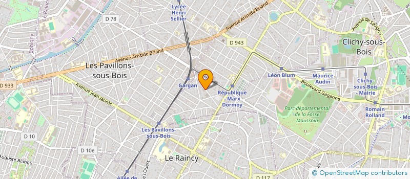 localisation de l'entreprise VELOPARC  LIVRY-GARGAN