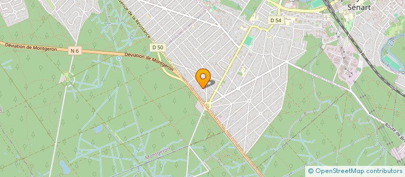 localisation de l'entreprise VELORA  BRUNOY