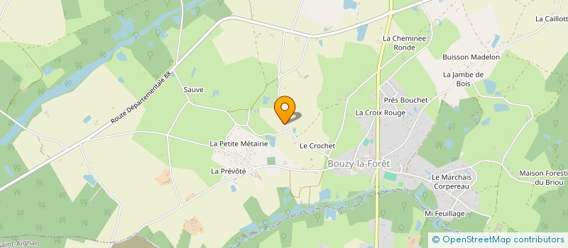 localisation de l'entreprise VELORAIL DE LA FORET  BOUZY-LA-FORET