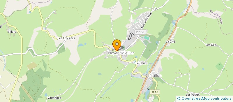 localisation de l'entreprise VELORAIL DU BOURBONNAIS à NOYANT-D'ALLIER