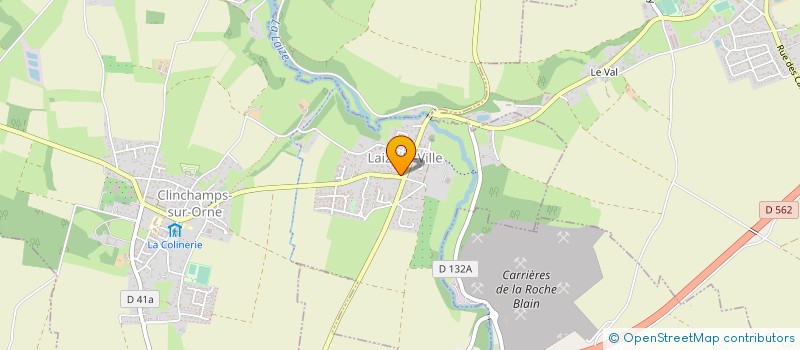 localisation de l'entreprise VELORAILS DE LA VALLEE DE L'ORNE  LAIZE-CLINCHAMPS